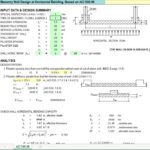 Masonry Wall Design At Horizontal Bending Based on ACI 530-99 Spreadsheet