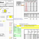 Moment Connection Of Portal Frame Spreadsheet (Eurocode 3)