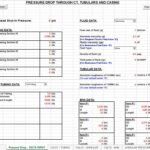 Pressure Drop Throught CT Tubulars and Casing Drilling Spreadsheet