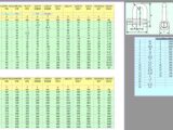 Shackle Calculations and Lookup Tables Spreadsheet