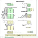Stair Stringer Design Spreadsheet
