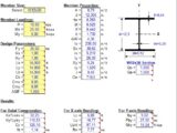 Steel Beam and Column Analysis Spreadsheet