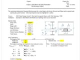 Steel Beams With Web Openings Calculation Spreadsheet
