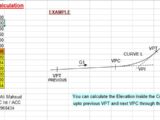 Verticle Curve Calculation Spreadsheet
