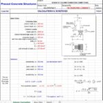 Design Of Column Foundation Connections Spreadsheet