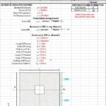 Design Of Spread Footing As Per ACI 318-07 Spreadsheet