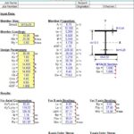 Steel Beam and Column Analysis Spreadsheet