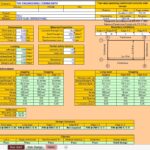 Two-way Spanning Reinforced Concrete Slab Design Spreadsheet