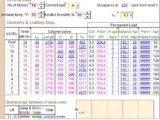 Axial Column Shortening Design and Calculation To EN 1992-1 2003 Spreadsheet