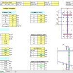 Beam To Column Rigid Connection – Friction Type Connection using High Strength Bolts Spreadsheet