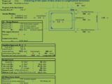 Box Culvert Design - Longitudinal Section Spreadsheet