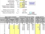 Calculating Friction And Anchor Set Losses In Post-Tensioned Tendons Spreadsheet