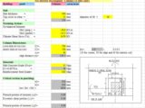 Check Of Punching Shear in Flat Slabs and Rafts Spreadsheet ACI 318-02