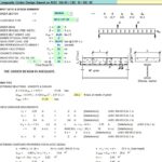 Composite Floor Girder Design Spreadsheet