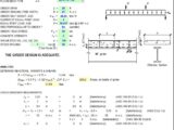 Composite Floor Girder Design Spreadsheet