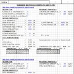 Design And Calculation Of Section According to BS8110-1987 Spreadsheet