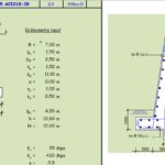 Design Of Cantiliver Retaining Wall Per ACI318-05 Spreadsheet