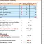 Design Of Septic Tank Followed By Anaerobic Filter Spreadsheet