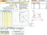 Eccentrically Loaded Weld Group Analysis Spreadsheet
