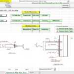 Extended End Plate Moment Connection Design According to AISC-ASD Spreadsheet