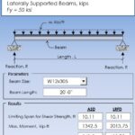 Maximum Uniform Load Per 13th Edition Manual Spreadsheet