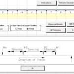 Moving Point Loads Line Beam Analysis Spreadsheet