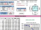 Rectangular Column Calculations Spreadsheet