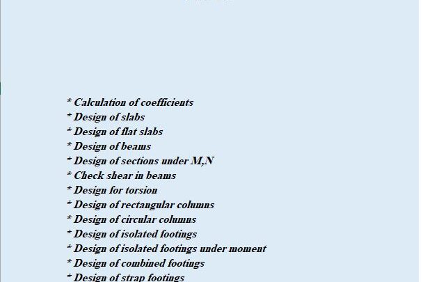 Reinforced Concrete Design Using The Ultimate Limit Design Method Spreadsheet