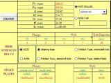 Rigid Connection Design Spreadsheet