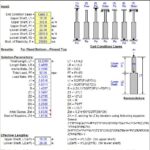 Stepped Column Analysis and Design Spreadsheet