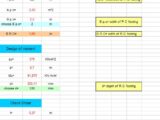 Strip Footing Calculation Spreadsheet