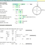 Filled Composite Column Design Spreadsheet Based on AISC and ACI Codes