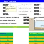 Septic Tank Design And Calculation Spreadsheet