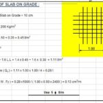 Slab On Grade Design and Calculation Spreadsheet