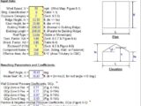 Wind Loading Analysis - Wall Components And Cladding Spreadsheet