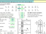 8-Bolted Stiffened End Plate for SMF Based on AISC Code Spreadsheet