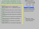 An interactive spreadsheet for the design of timber formwork systems for cast in place elevated concrete slabs