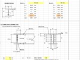 Calculation For Beam To Beam Web Shear Connection Spreadsheet