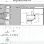 Design Of Concrete Corbel Spreadsheet