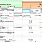 Design and Calculation Of Monorail Beam Spreadsheet