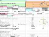 Design and Calculation Of Monorail Beam Spreadsheet