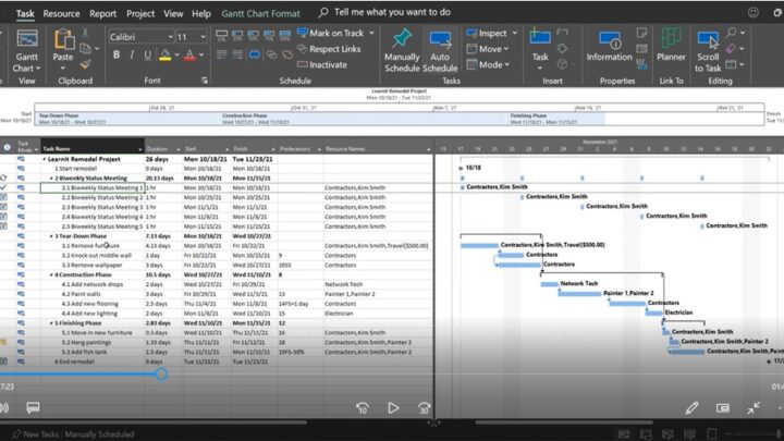 MS Project 2019 Advanced Tutorial