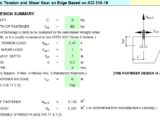 Single Fastener In Tension And Shear Near an Edge On ACI 318-19 Spreadsheet