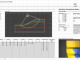 Slope Stability Calculation Simplified Bishop Method Spreadsheet