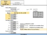 Bearing Capacity By Vesic's Method Spreadsheet