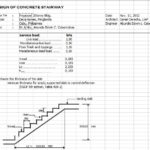 Design Of Concrete Stairway Excel Sheet