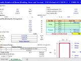 Design Of Doubly Reinforced Beam According to ACI 318-99 Spreadsheet