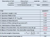 Direct Shear Test On Sand Void Ratio Calculation Spreadsheet