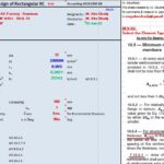 Moment And Shear Strength design Of Rectangular RC Spreadsheet