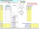 Pile Group Analysis For Rigid Pile Cap Spreadsheet